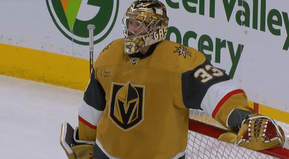 Bonne nouvelle pour les Golden Knights, Adin Hill de retour au jeu